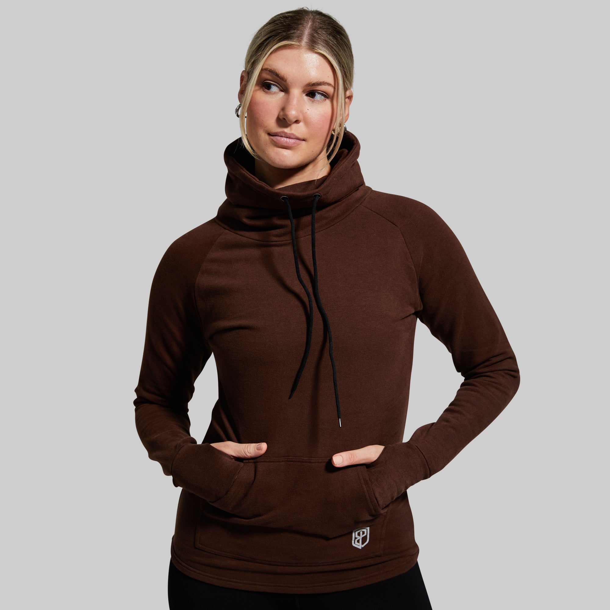 Cowl neck 2024 sports jumper