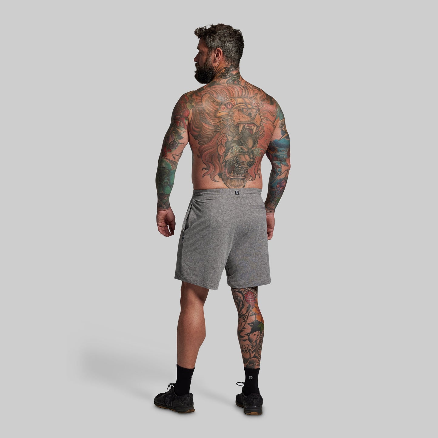 BP Premium Basic All-In-One Short (Heather Grey)