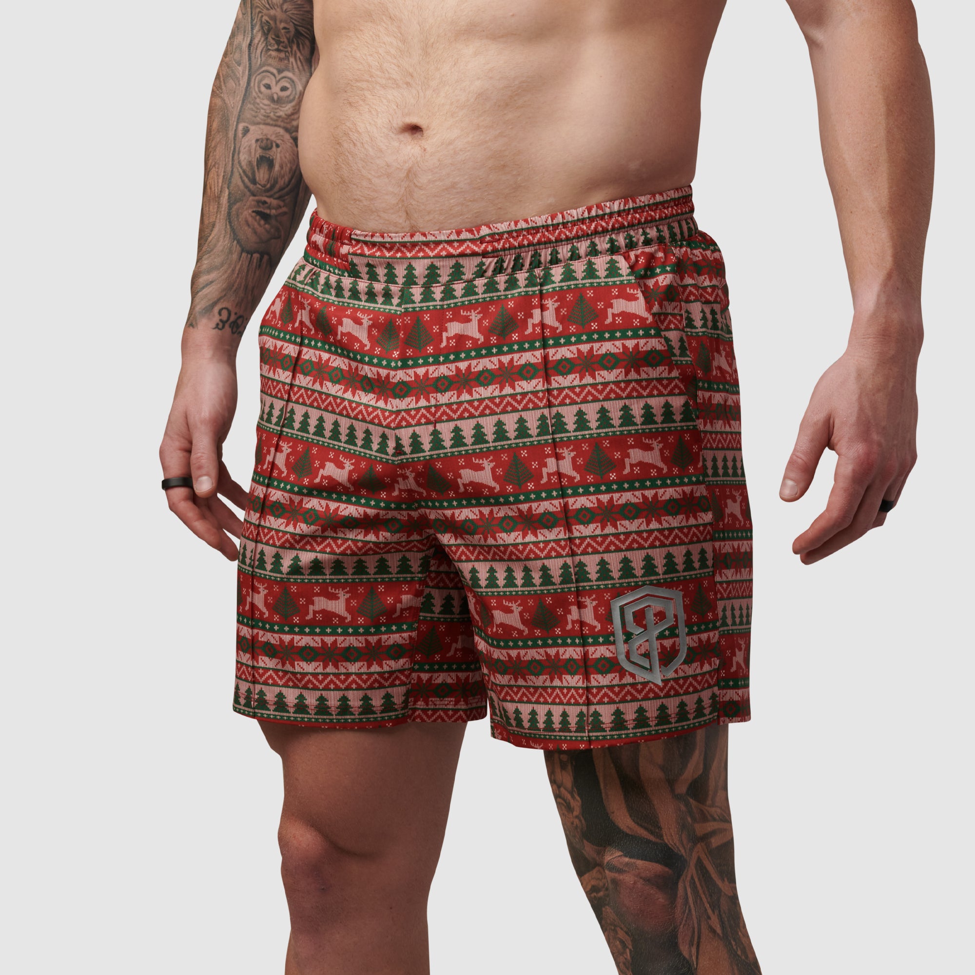 Men's Christmas Shorts Born Primitive Workout Shorts bornprimitive