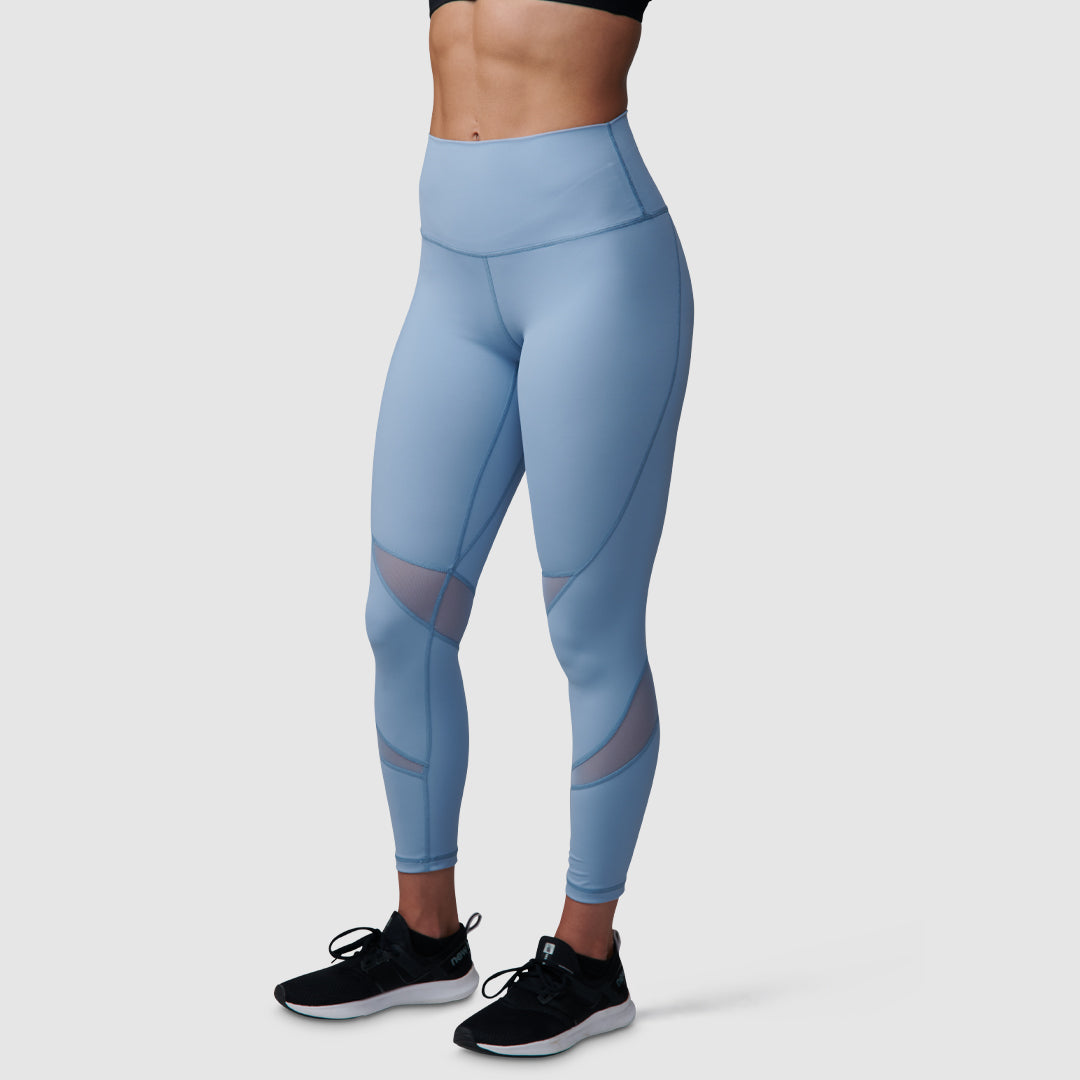 White High Waisted Workout Leggings – Born Primitive