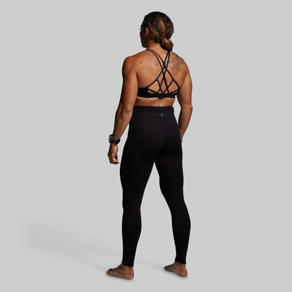 Women's Ridgeline Merino Full Zip Bottom 165 (Black)