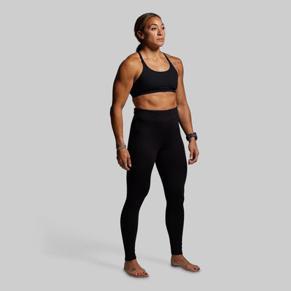 Women's Ridgeline Merino Full Zip Bottom 165 (Black)