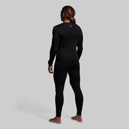Women's Ridgeline Merino Thermal Top 240 (Black)