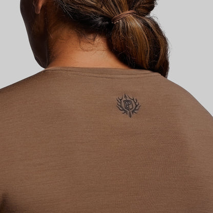 Women's Ridgeline Merino Thermal Top 165 (Coyote Brown)