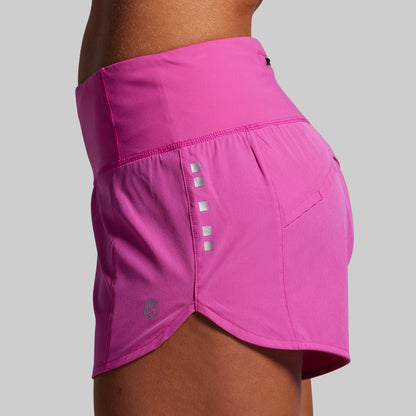 Pink athletic skirt with a gray background