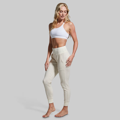 Women's Cloud Jogger Set (Heather Oatmeal)