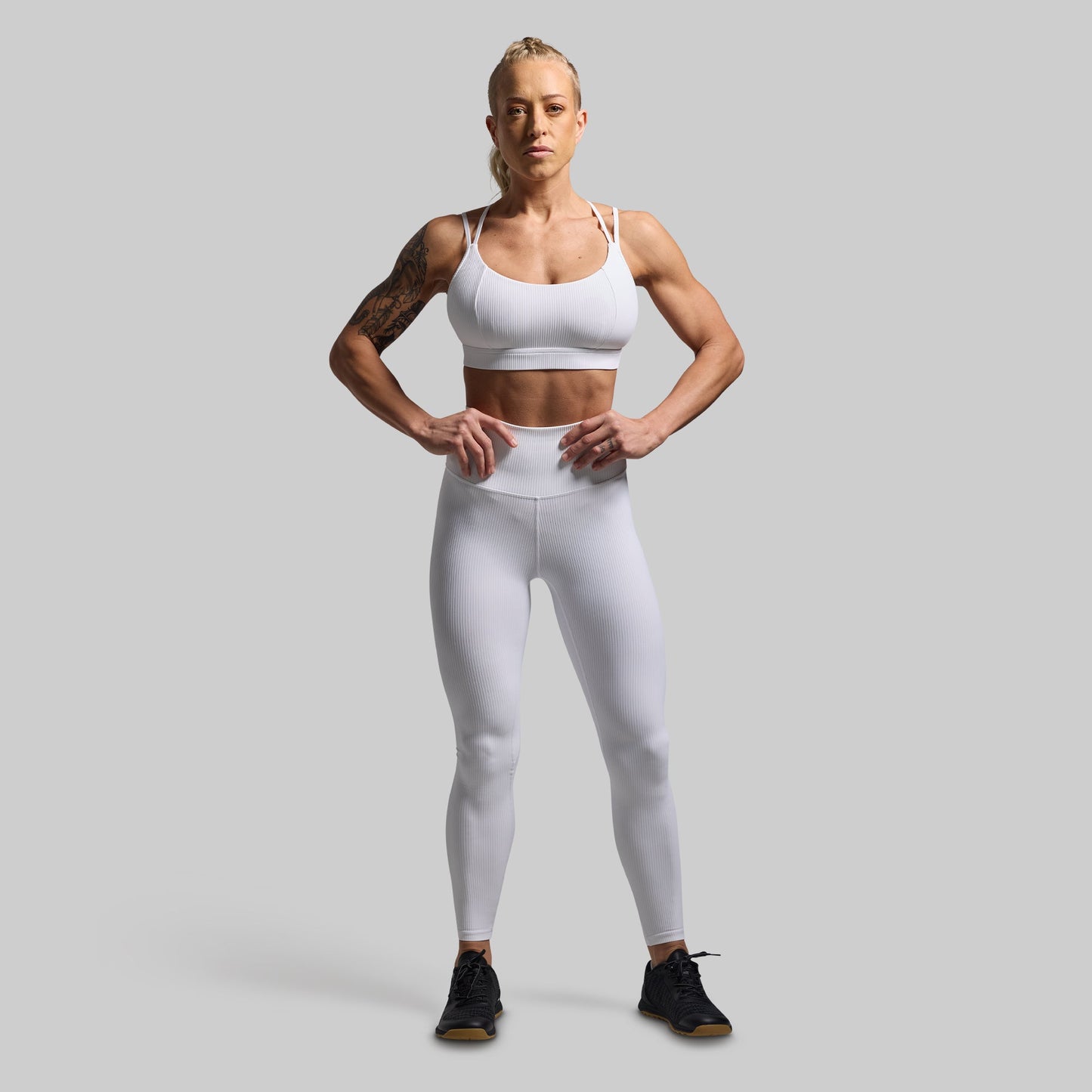 Lotus Sports Bra (White)