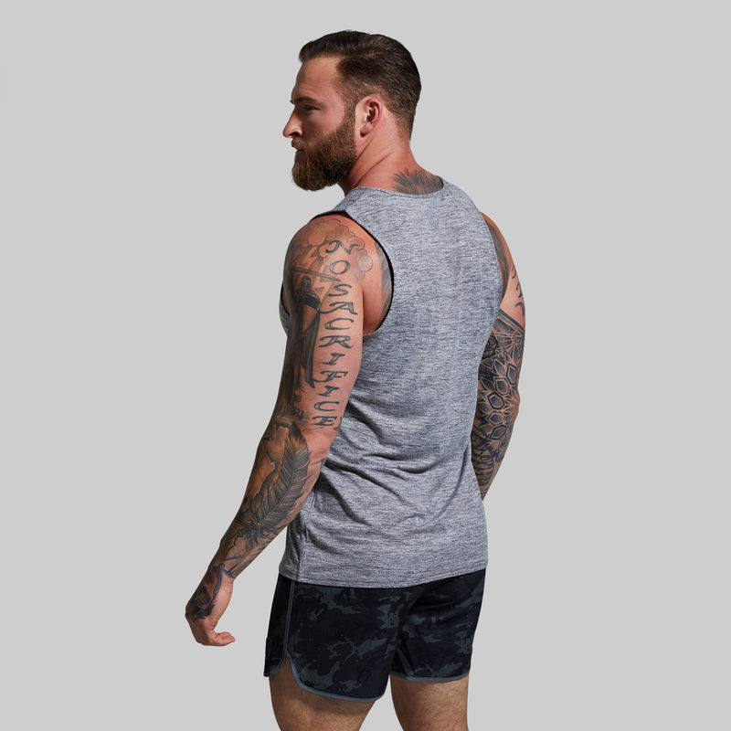 Athleisure Pocket Tank (Heather Grey)