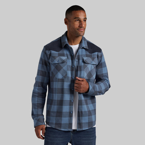 Rugged Woodsman Stretchy Flannel (Overcast)