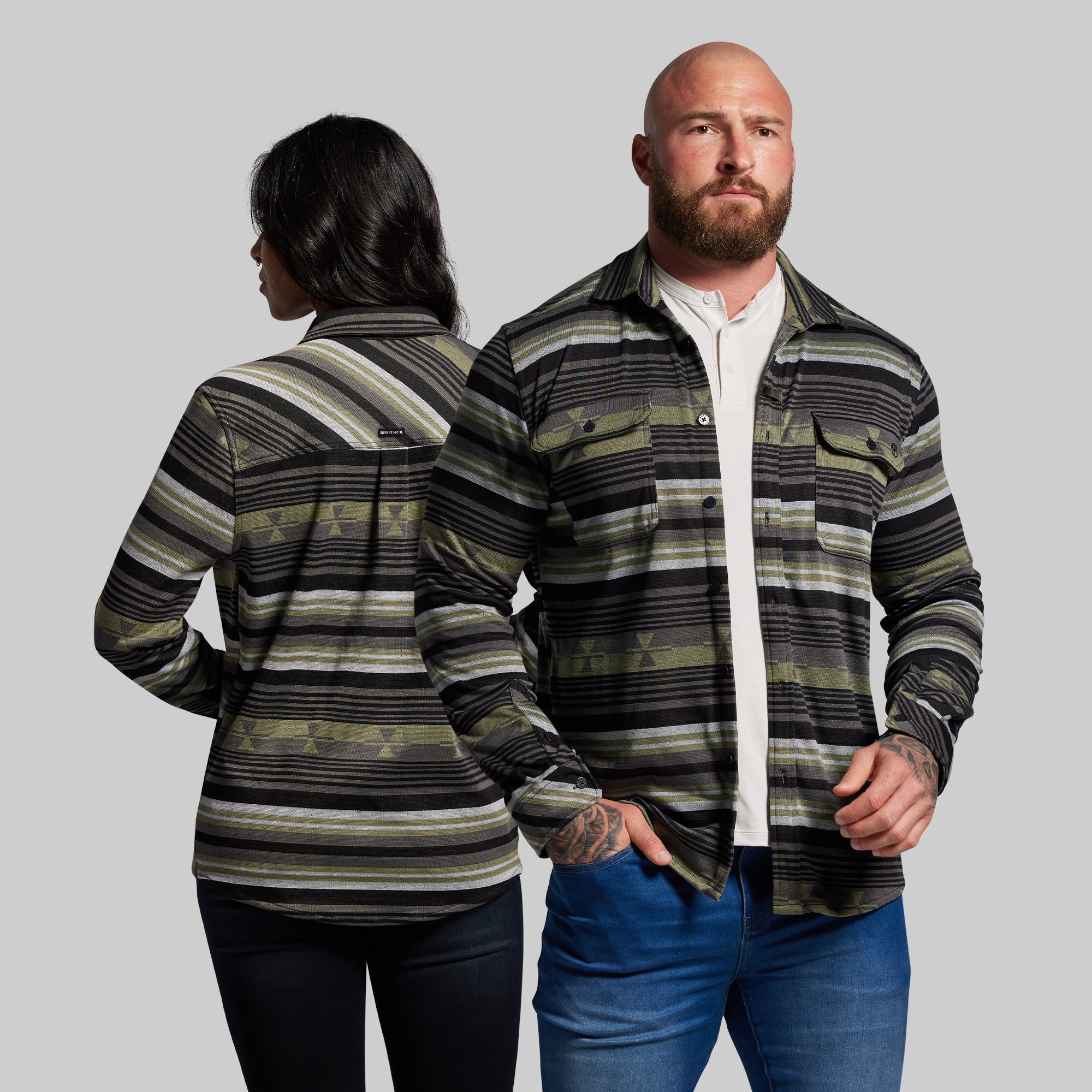 Woodsman Stretchy Flannel (Pasture) – Born Primitive Canada
