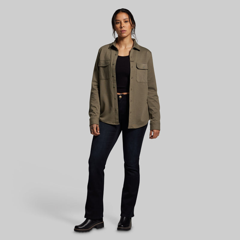 Woodsman Stretchy Flannel (OD Green)