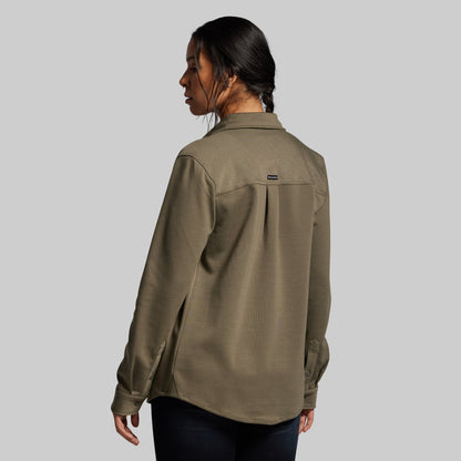 Woodsman Stretchy Flannel (OD Green)