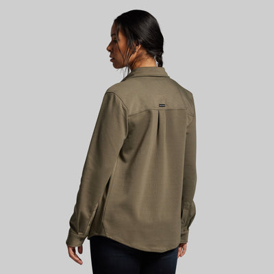 Woodsman Stretchy Flannel (OD Green)