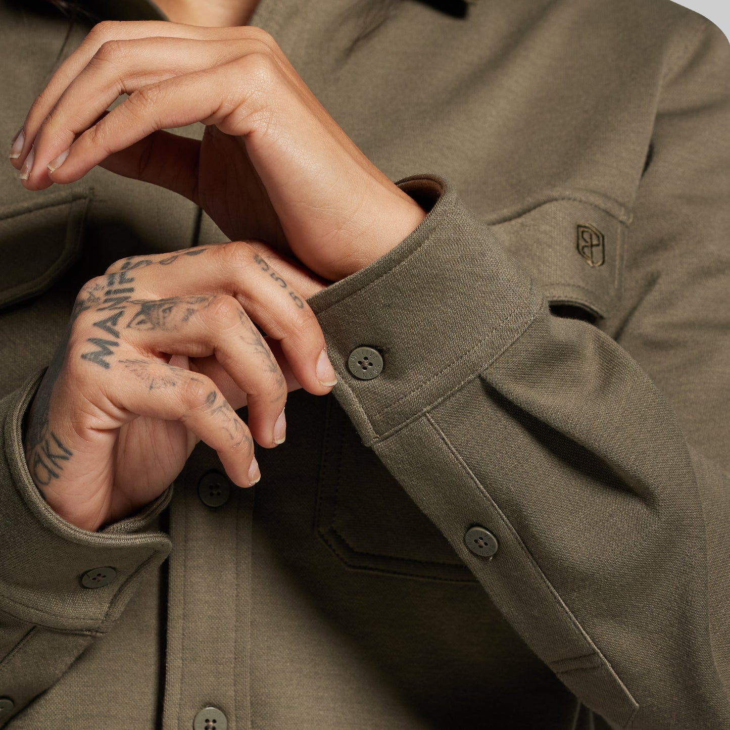 Woodsman Stretchy Flannel (OD Green)