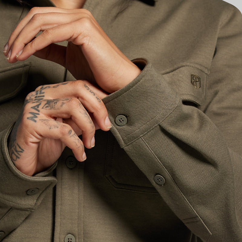 Woodsman Stretchy Flannel (OD Green)