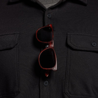 Woodsman Stretchy Flannel (Black)