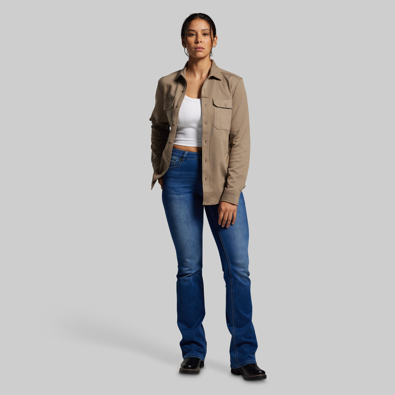 Woodsman Stretchy Flannel (Desert Tan)