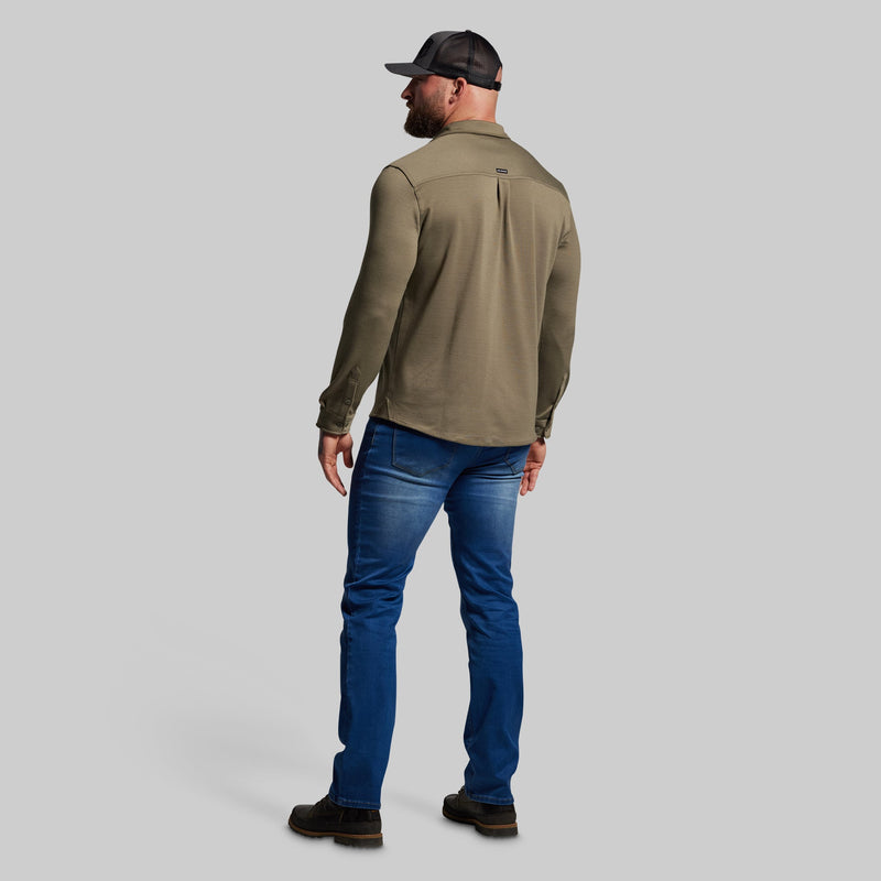 Woodsman Stretchy Flannel (OD Green)