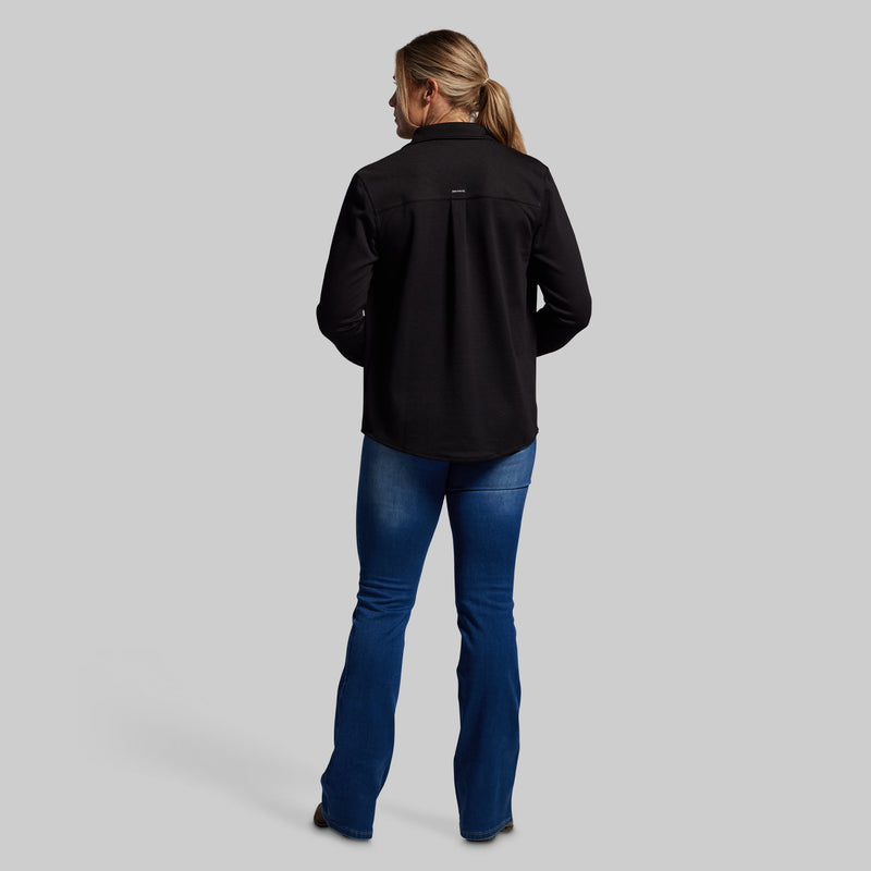 Woodsman Stretchy Flannel (Black)