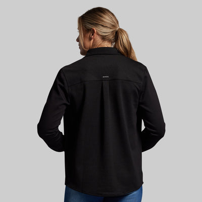 Woodsman Stretchy Flannel (Black)
