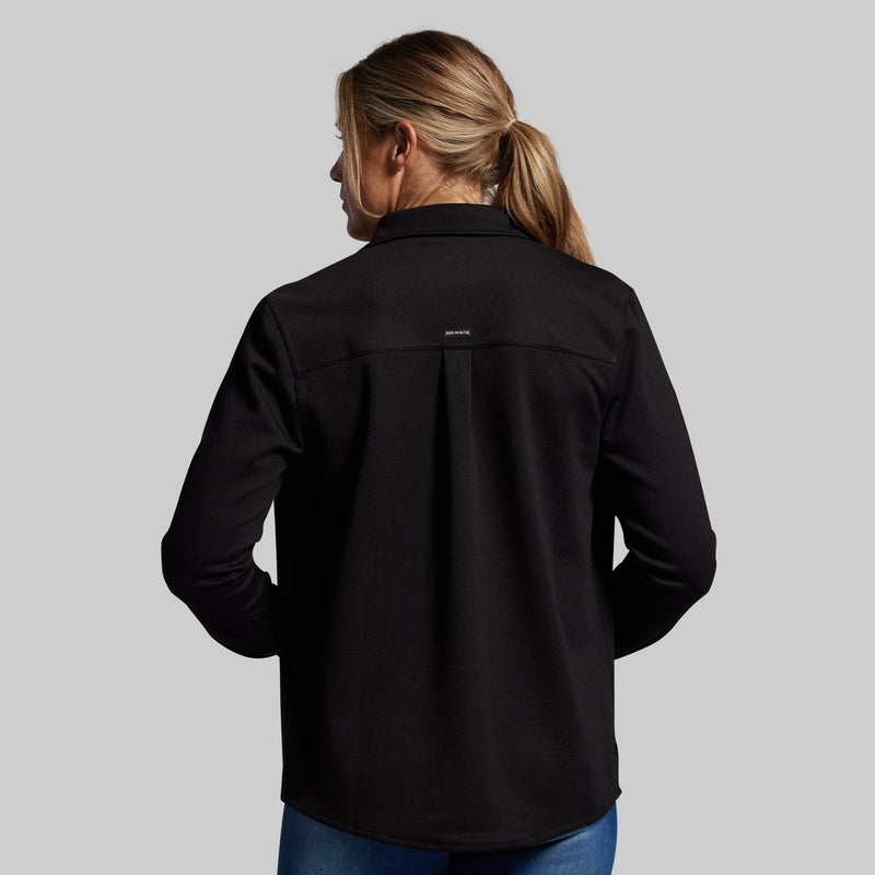 Woodsman Stretchy Flannel (Black)