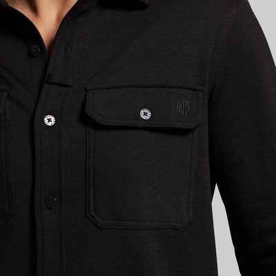 Woodsman Stretchy Flannel (Black)