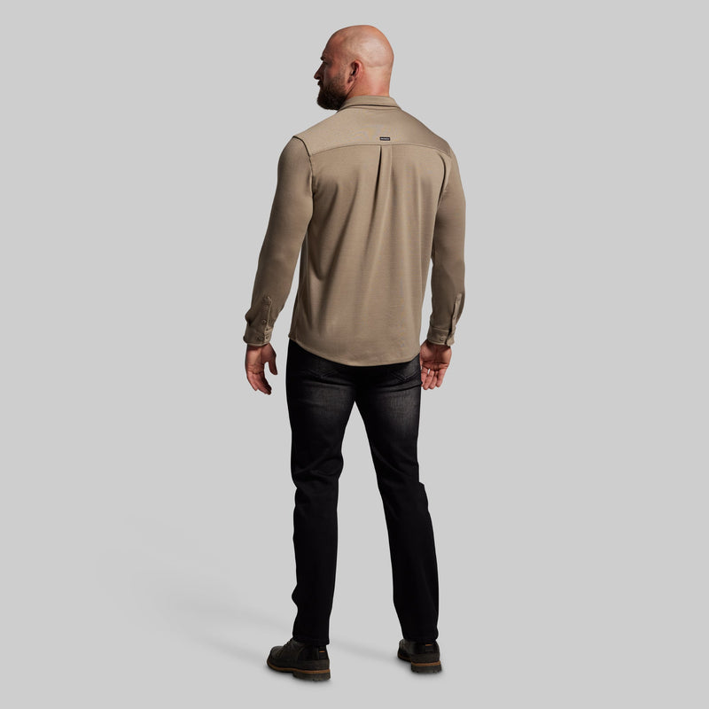 Woodsman Stretchy Flannel (Desert Tan)