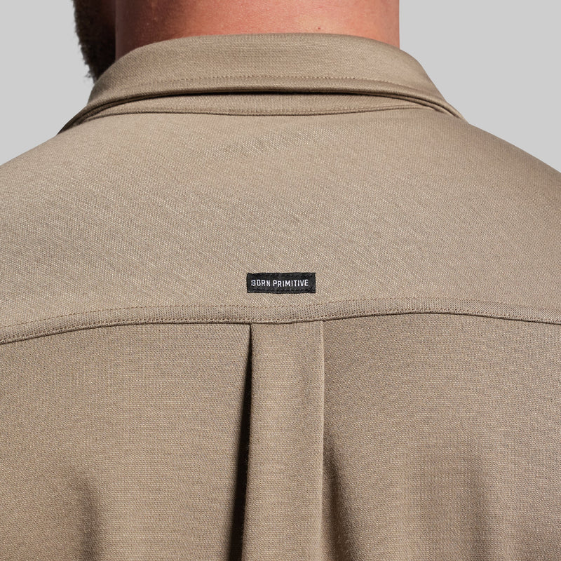 Woodsman Stretchy Flannel (Desert Tan)