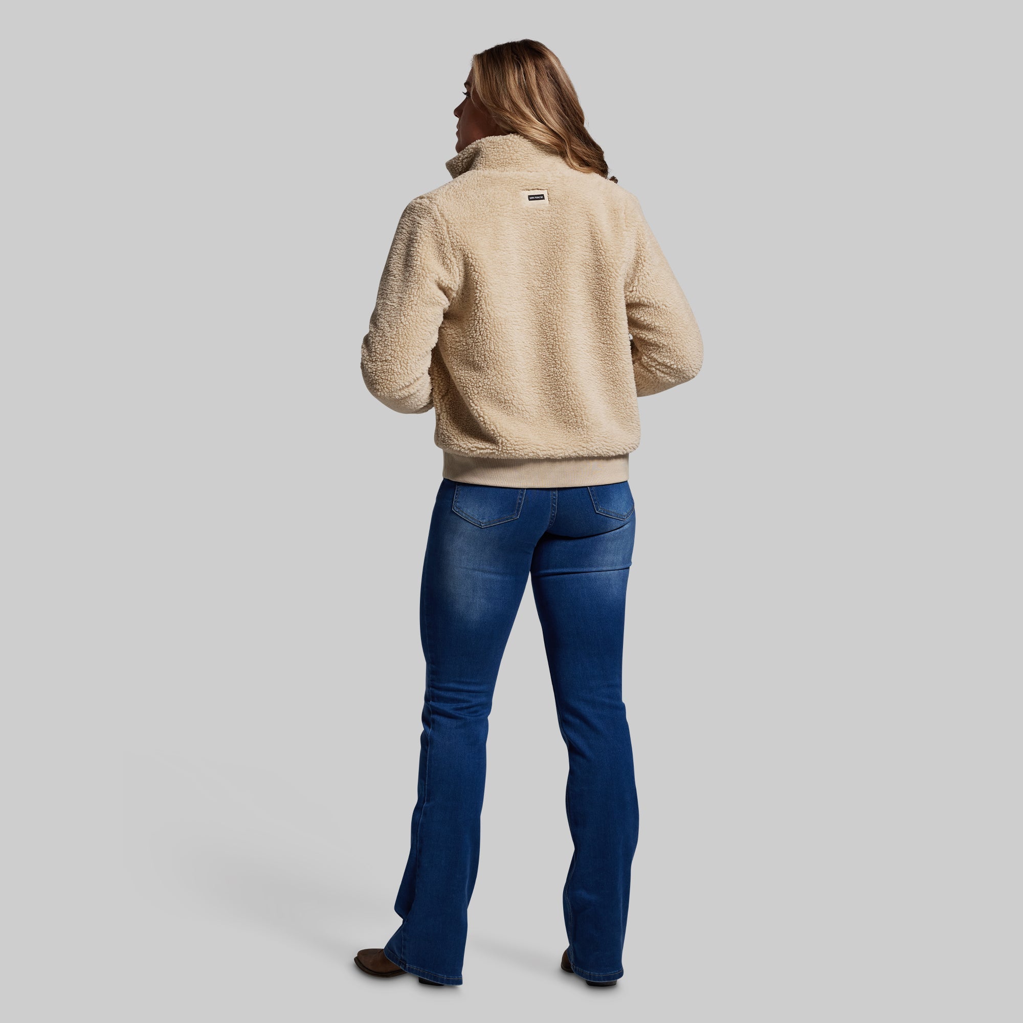 Women's All Season Sherpa Full Zip (Oatmeal) – Born Primitive Canada