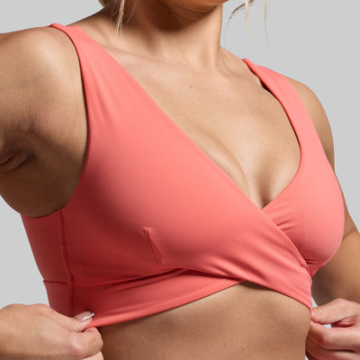 Embrace Sports Bra (Hot Peach)