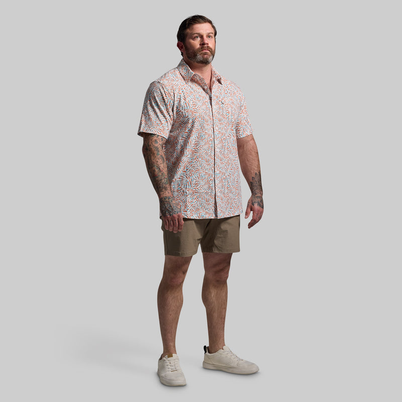 Voyager Button Up 2.0 (Vintage Palm)