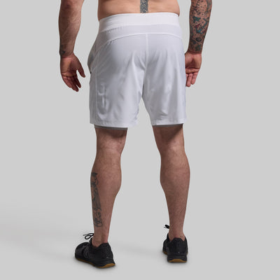 Versatile Short w/ Compression 7" (White)