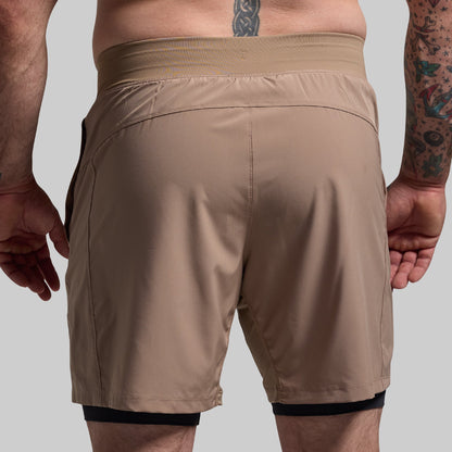 Versatile Short w/ Compression 7" (Mocha)