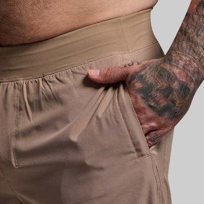 Versatile Short w/ Compression 7" (Mocha)