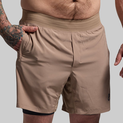Versatile Short w/ Compression 7" (Mocha)