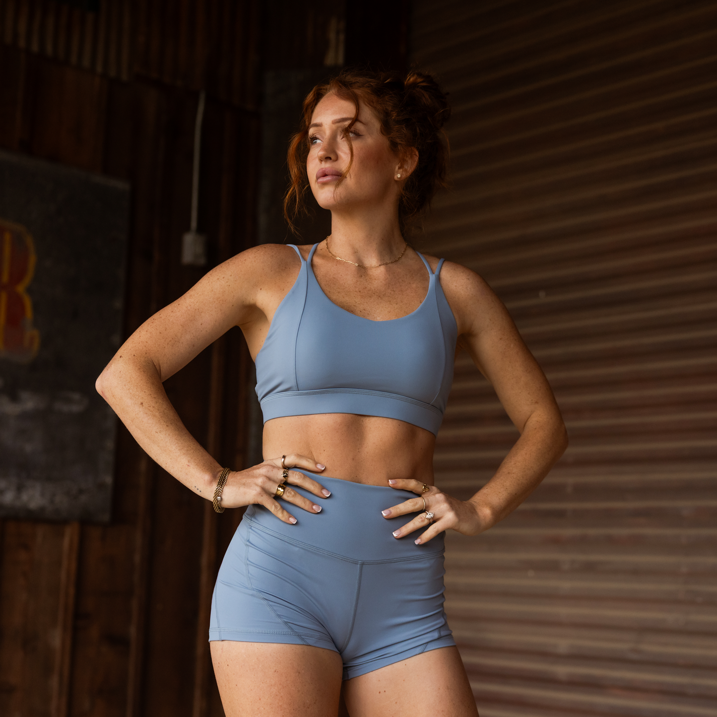 Your Go To Booty Short Set (Nickel)