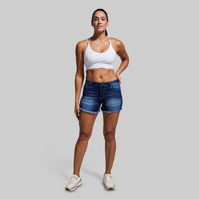 Flex Stretchy Jean Short (Dark Wash)