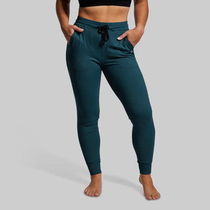 Women's Recovery Joggers (Deep Teal)