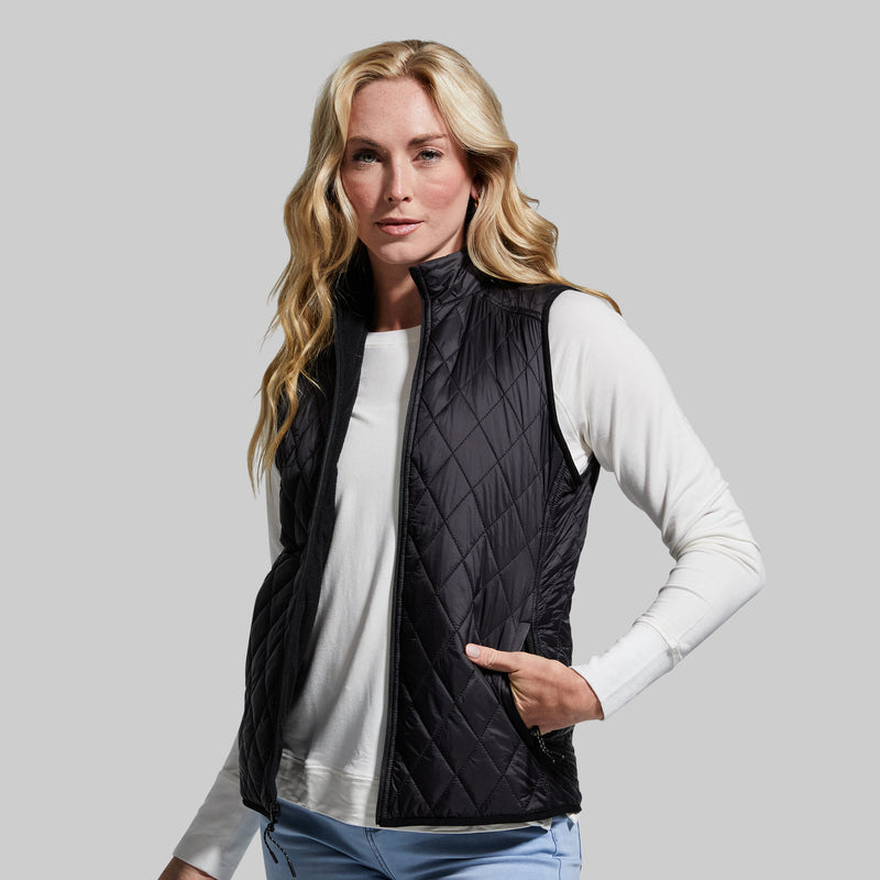 Breck Reversible Puffer Vest (Black)