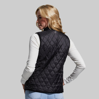 Breck Reversible Puffer Vest (Black)