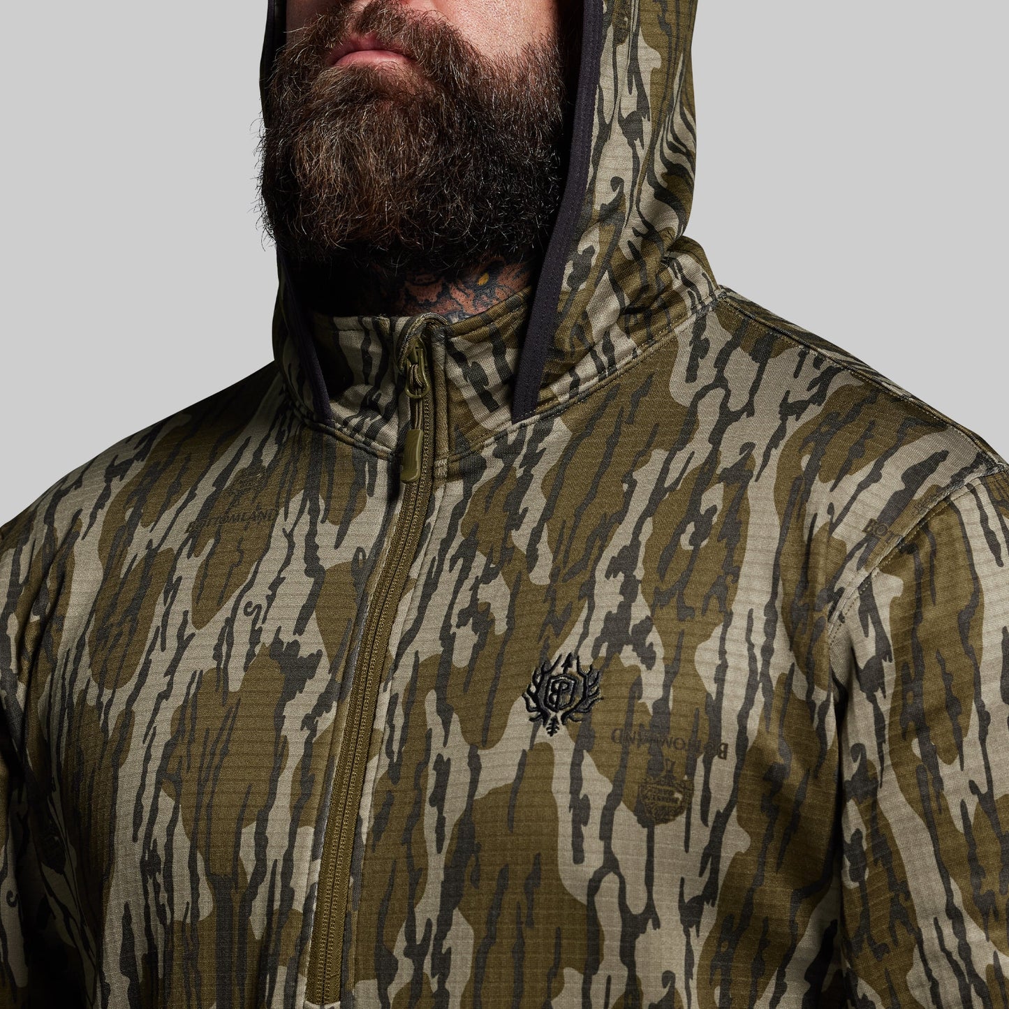 Quiver Half Zip Hoodie 2.0 (Mossy Oak® Original Bottomland®)