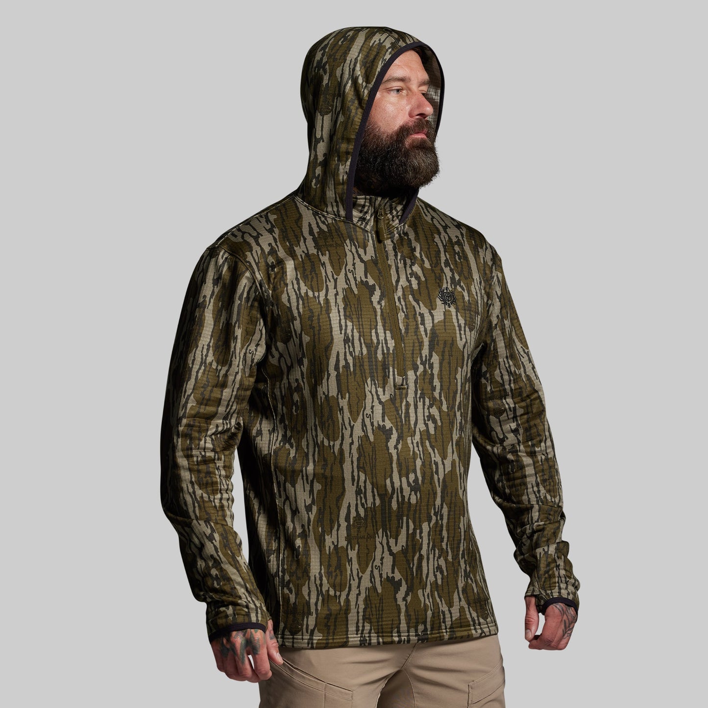 Quiver Half Zip Hoodie 2.0 (Mossy Oak® Original Bottomland®)