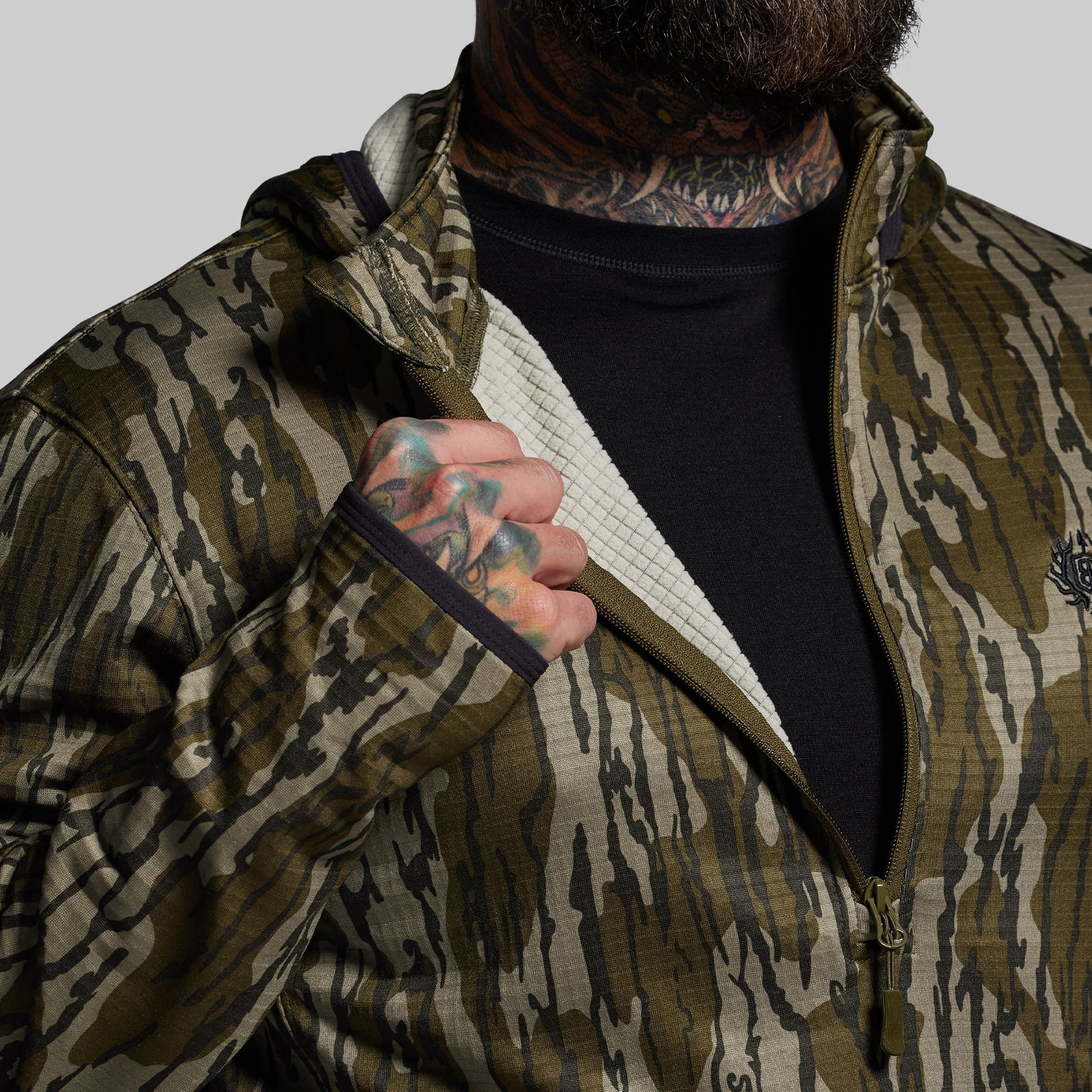 Quiver Half Zip Hoodie 2.0 (Mossy Oak® Original Bottomland®)