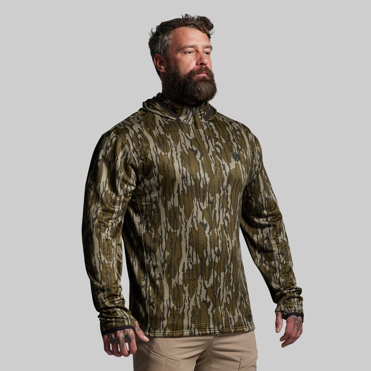 Quiver Half Zip Hoodie 2.0 (Mossy Oak® Original Bottomland®)