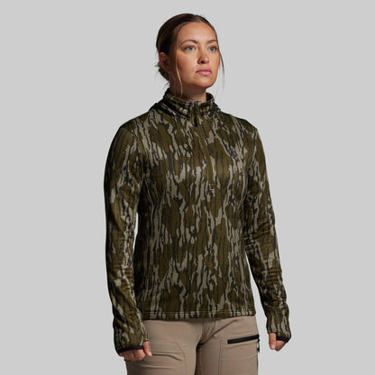 Women's Quiver Half Zip Hoodie 2.0 (Mossy Oak® Original Bottomland®)
