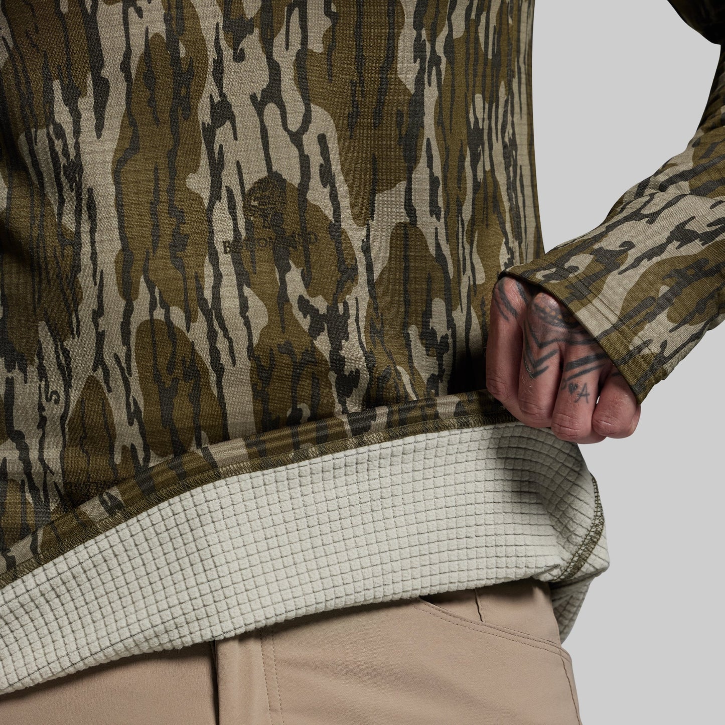 Quiver Grid Fleece Thermal Top (Mossy Oak® Original Bottomland®)