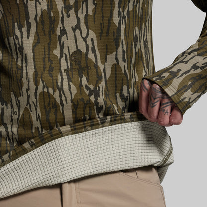 Quiver Grid Fleece Thermal Top (Mossy Oak® Original Bottomland®)