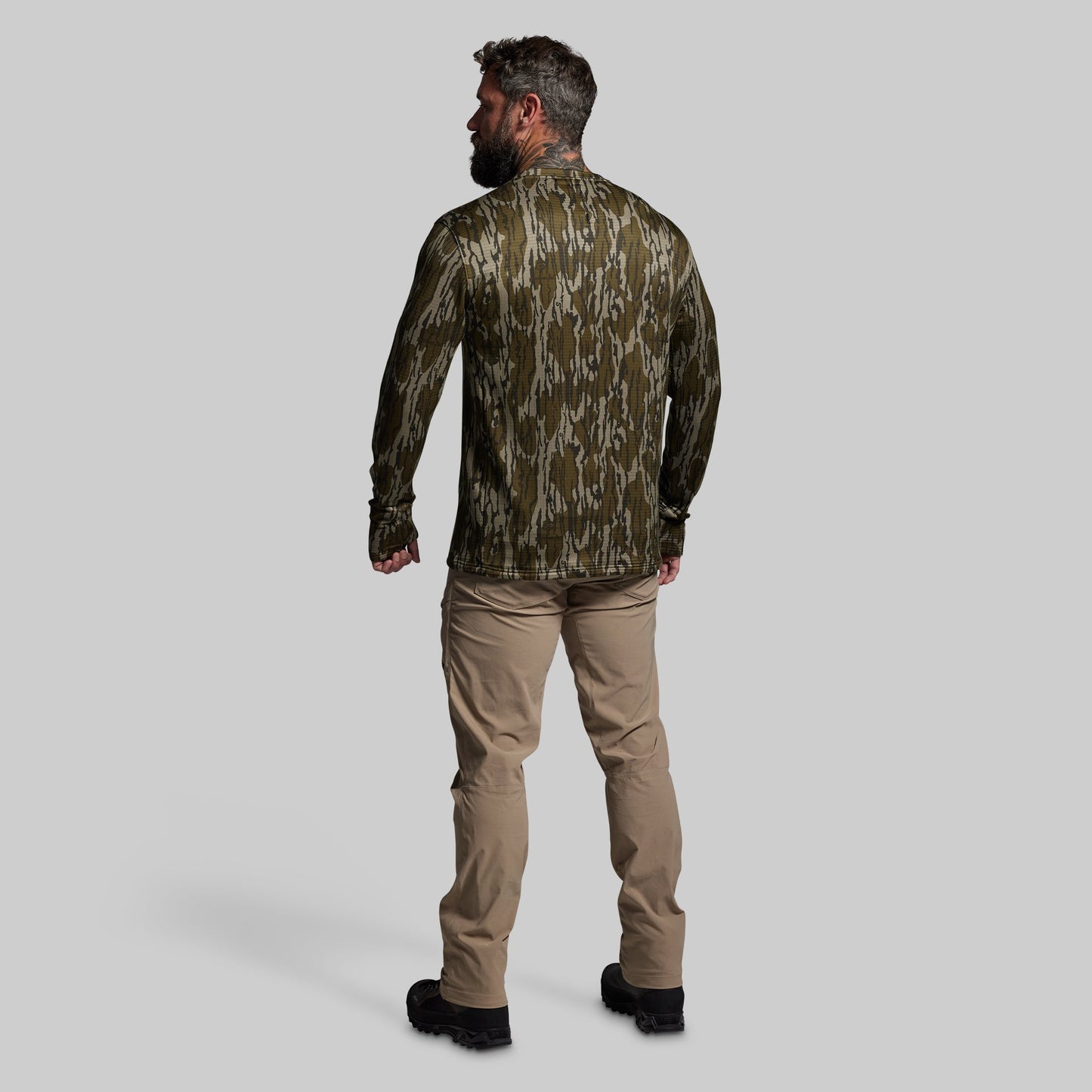 Quiver Grid Fleece Thermal Top (Mossy Oak® Original Bottomland®)