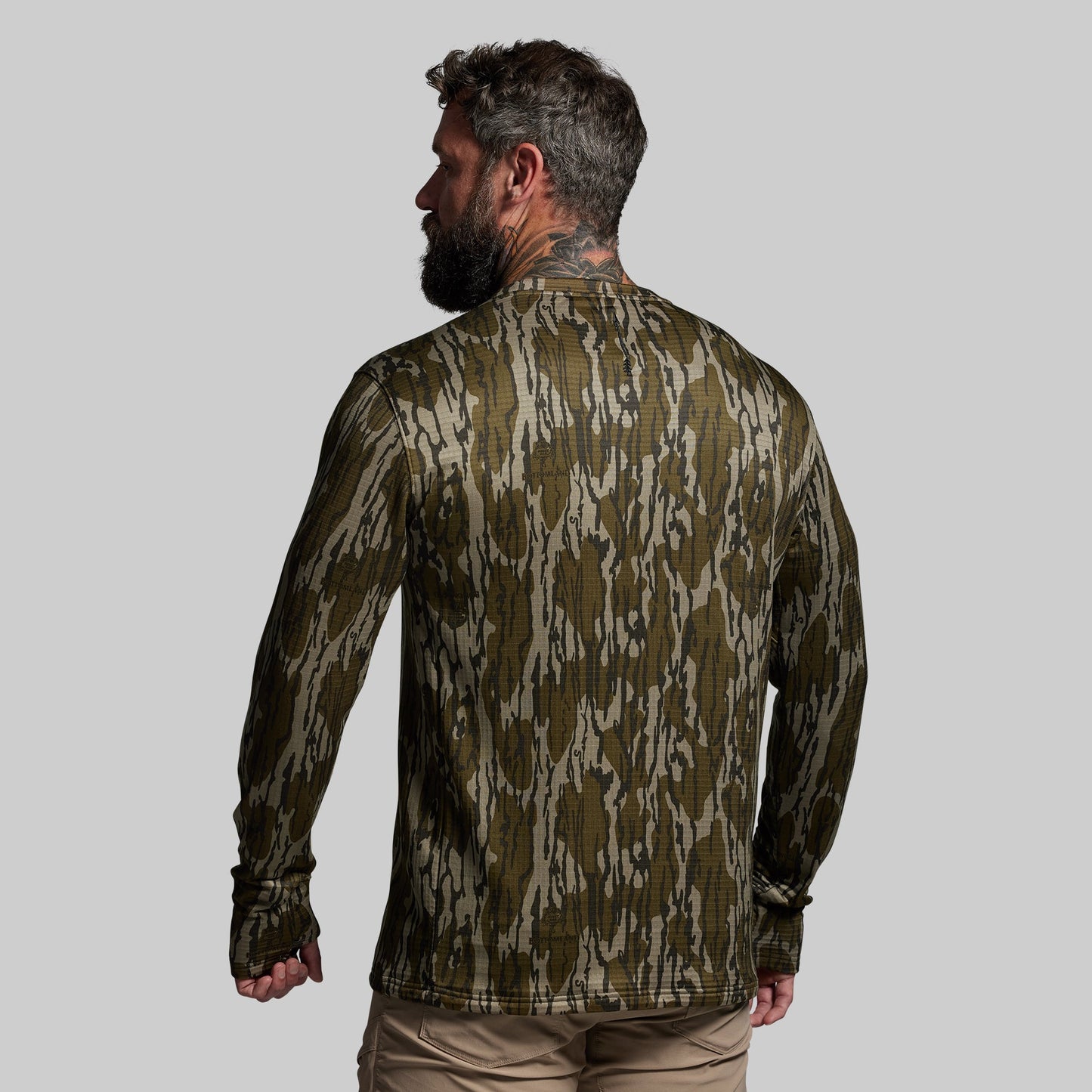 Quiver Grid Fleece Thermal Top (Mossy Oak® Original Bottomland®)