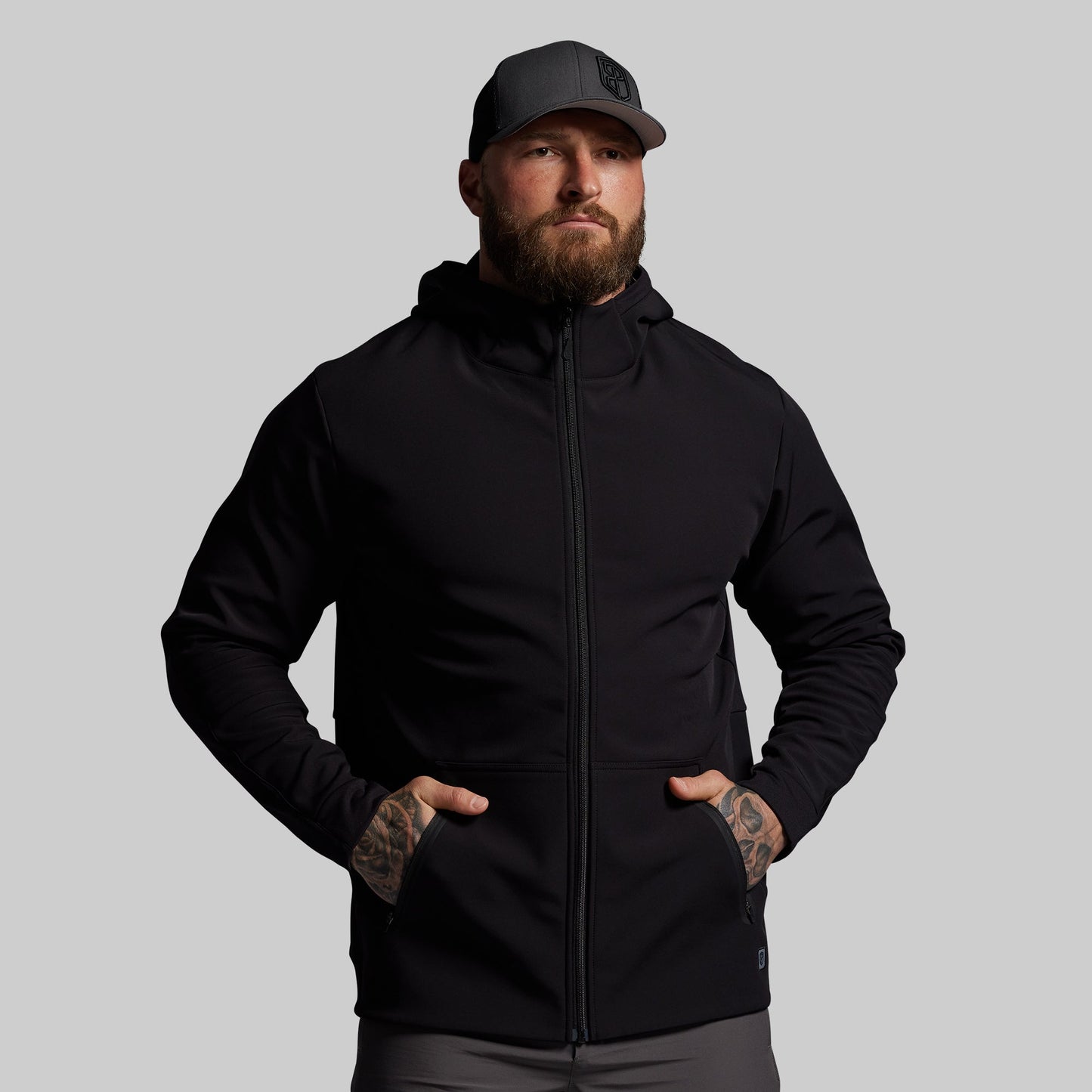 Training Full Zip Hoodie (Black)